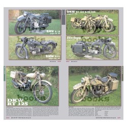 WWII German Solo Motorcycles in detail